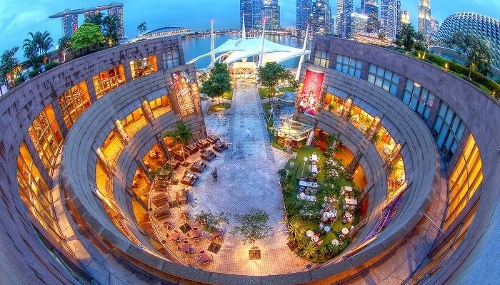 Romantic Places To Visit In Singapore Esplanade Roof Garden